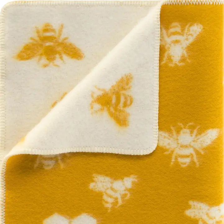 Bee Small Wool Blanket