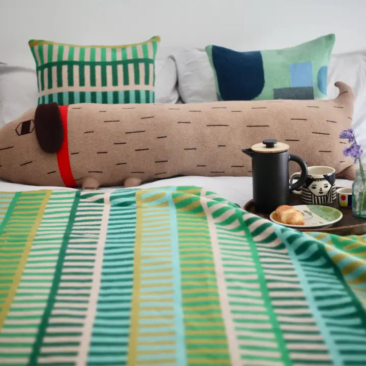 Shiel Woven Cushion - Green