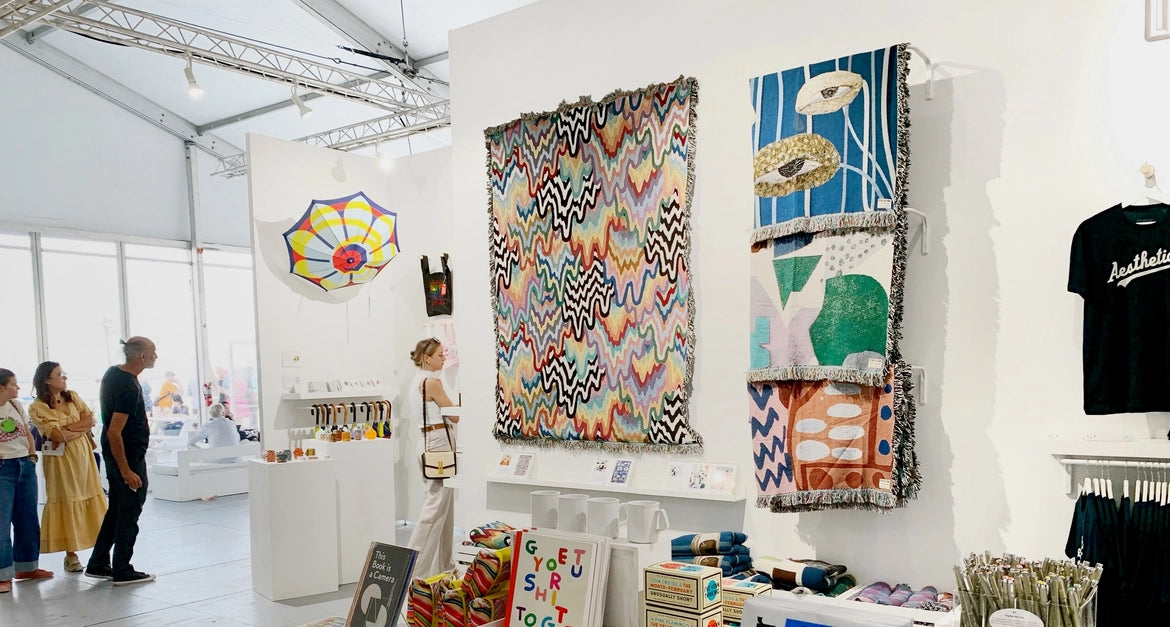 Woven Cotton Blanket // Slowdown Summer // Linda Geary