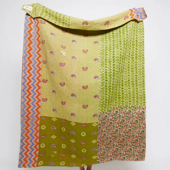 Kantha Quilt Throw - No. 250143