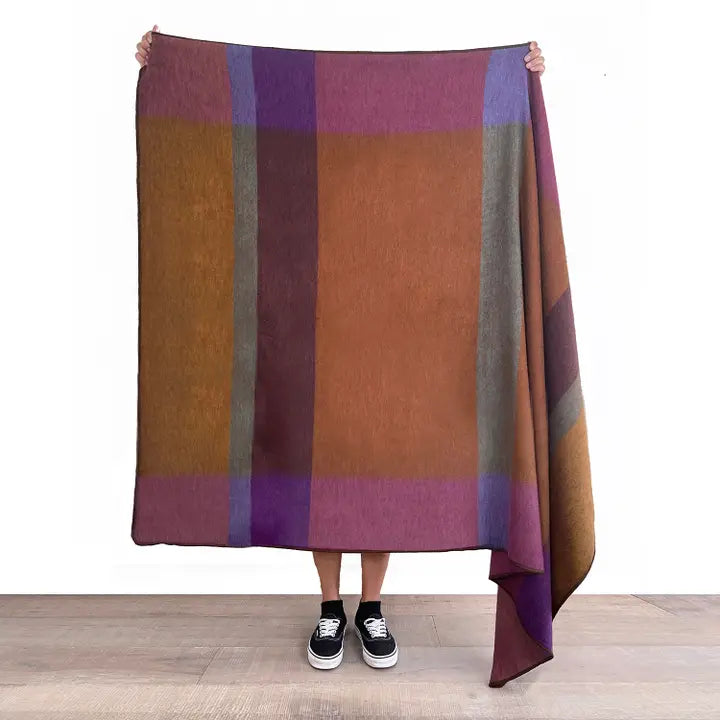 New! Alpaca Throw Blanket - Kaleidoscope