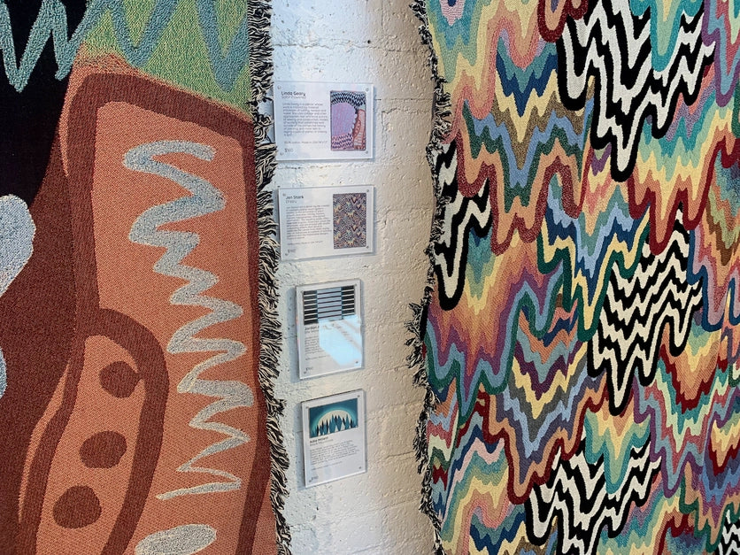 Woven Cotton Blanket // Slowdown Summer // Linda Geary