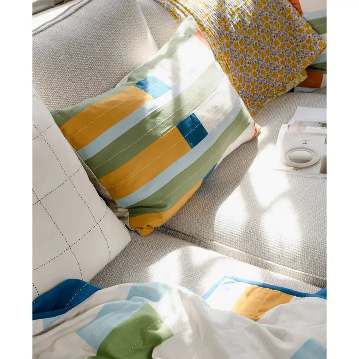 Stamp Lumbar Pillow